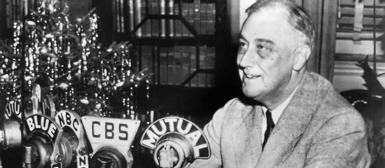 Let's tune in to the early days of broadcast: which American president was the very first to have his face beamed onto television screens?
