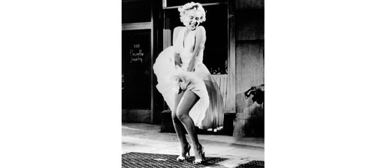 Close your eyes and picture the ultimate style hook: that iconic white dress catching the breeze over a subway grate. Who's rocking it?